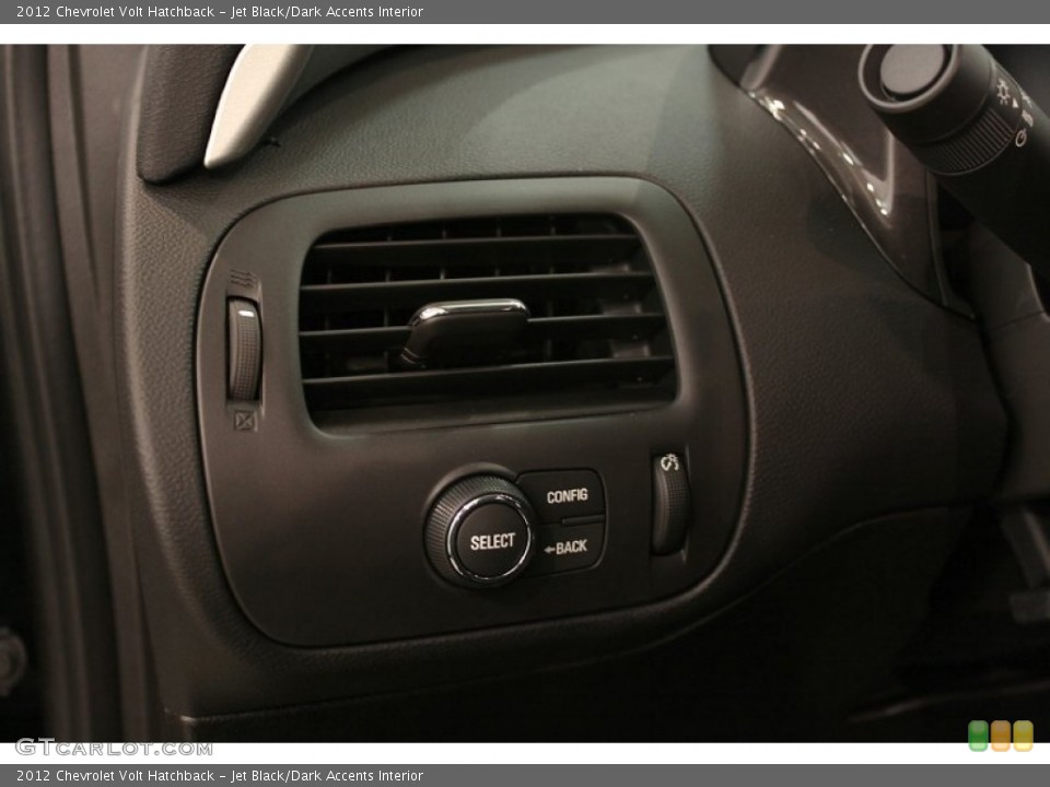Jet Black/Dark Accents Interior Controls for the 2012 Chevrolet Volt Hatchback #54958471