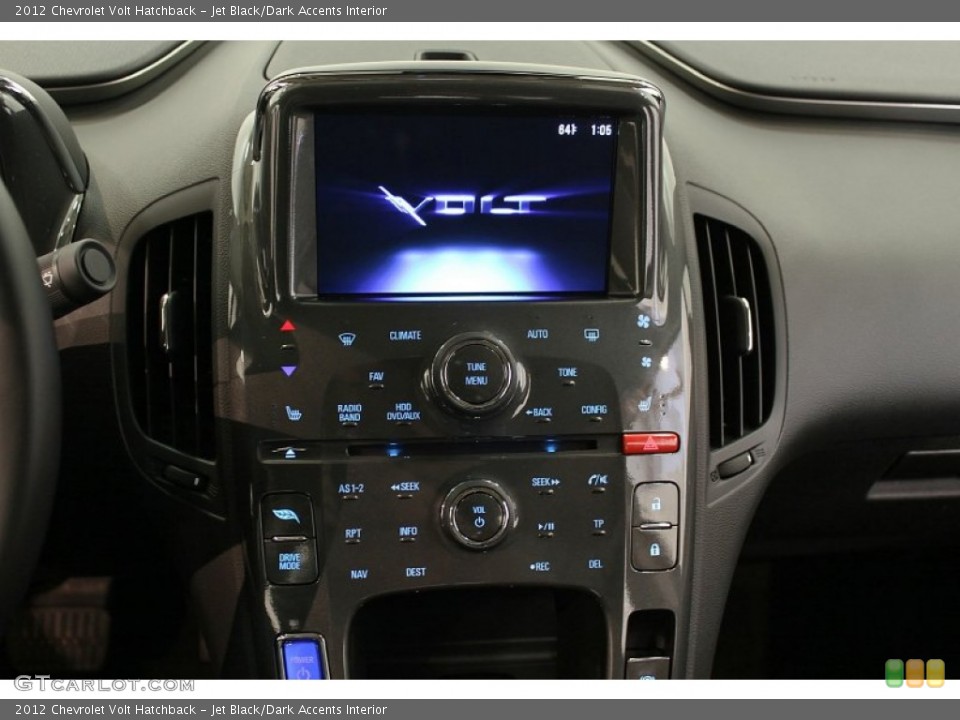 Jet Black/Dark Accents Interior Controls for the 2012 Chevrolet Volt Hatchback #54958501
