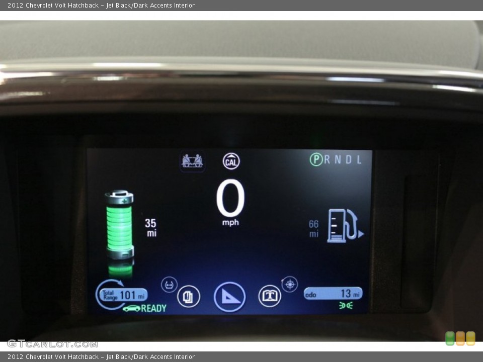 Jet Black/Dark Accents Interior Gauges for the 2012 Chevrolet Volt Hatchback #54958576