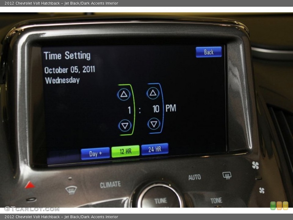 Jet Black/Dark Accents Interior Controls for the 2012 Chevrolet Volt Hatchback #54958622