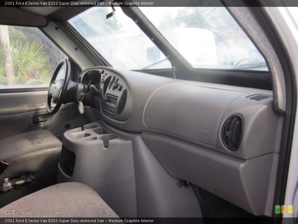 Medium Graphite Interior Dashboard for the 2001 Ford E Series Van E350 Super Duty Armored Van #54960097