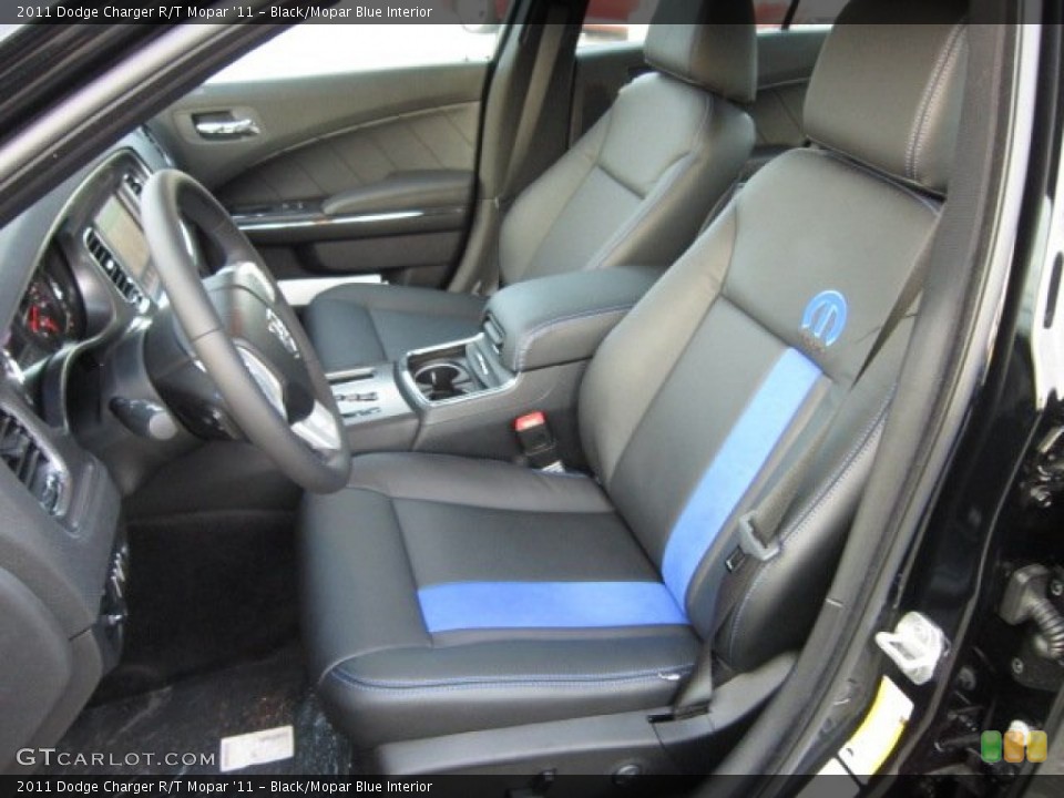 Black/Mopar Blue Interior Photo for the 2011 Dodge Charger R/T Mopar '11 #54961123
