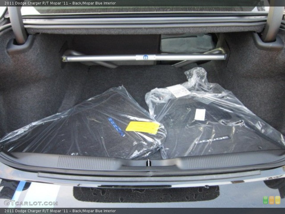 Black/Mopar Blue Interior Trunk for the 2011 Dodge Charger R/T Mopar '11 #54961138