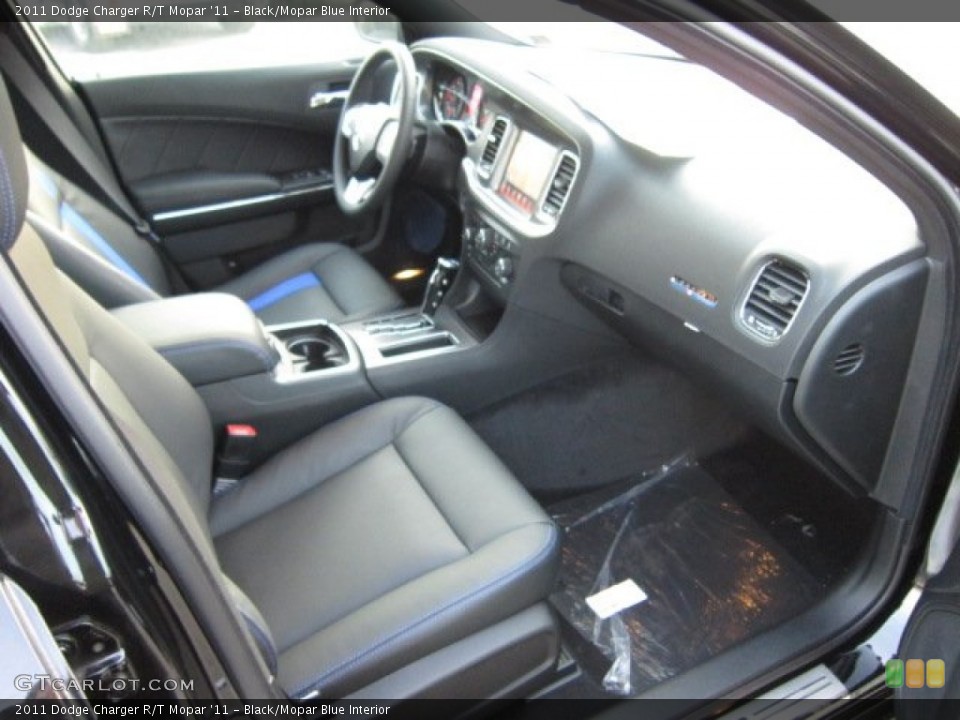 Black/Mopar Blue Interior Photo for the 2011 Dodge Charger R/T Mopar '11 #54961144