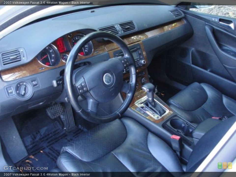 Black Interior Photo for the 2007 Volkswagen Passat 3.6 4Motion Wagon #54961204