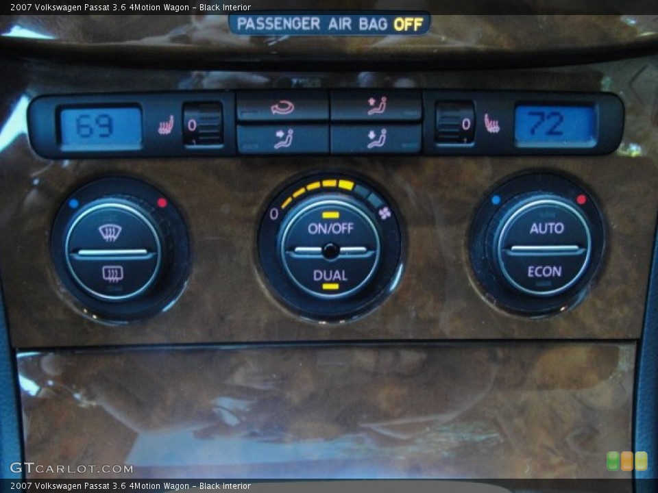 Black Interior Controls for the 2007 Volkswagen Passat 3.6 4Motion Wagon #54961222