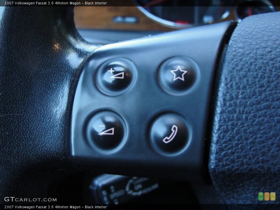Black Interior Controls for the 2007 Volkswagen Passat 3.6 4Motion Wagon #54961228