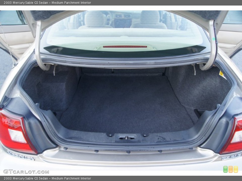 Medium Parchment Interior Trunk for the 2003 Mercury Sable GS Sedan #54962845