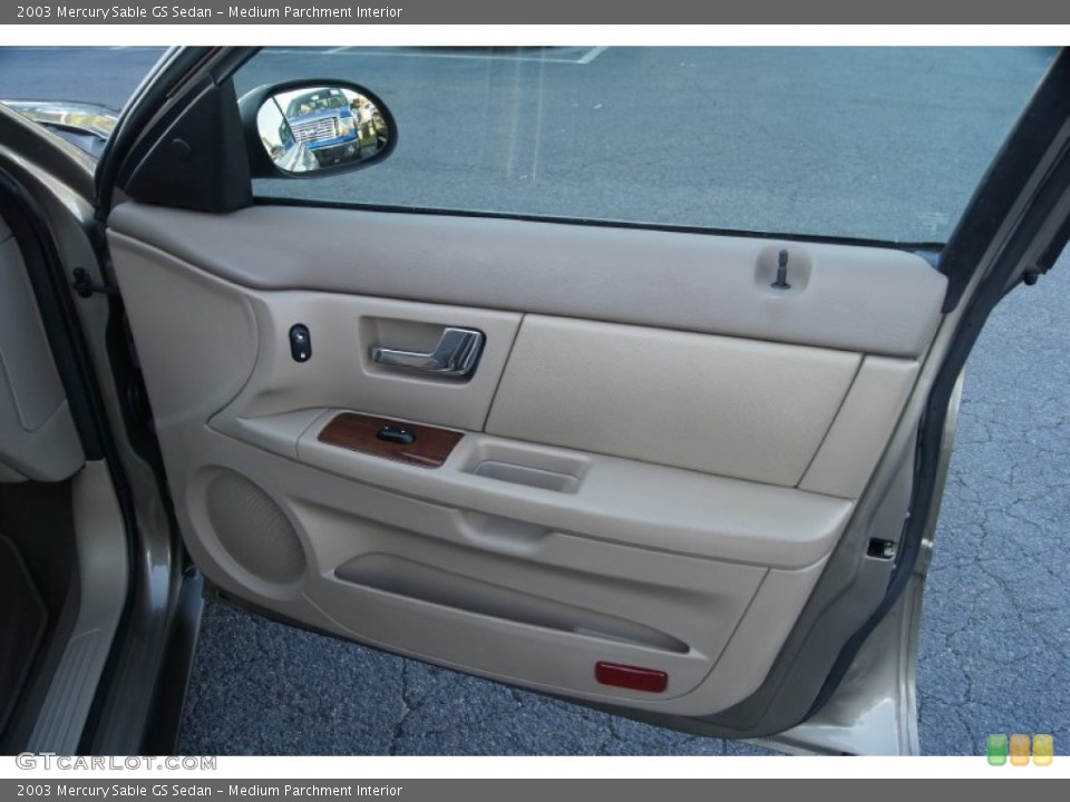 Medium Parchment Interior Door Panel for the 2003 Mercury Sable GS Sedan #54962857