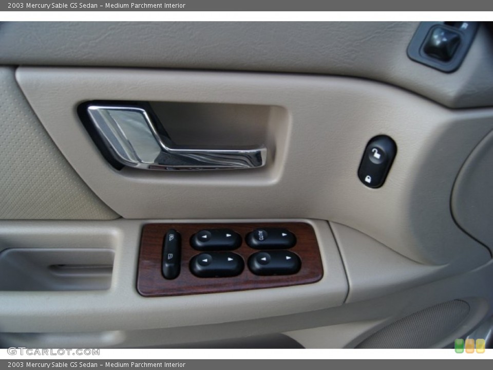 Medium Parchment Interior Controls for the 2003 Mercury Sable GS Sedan #54962872