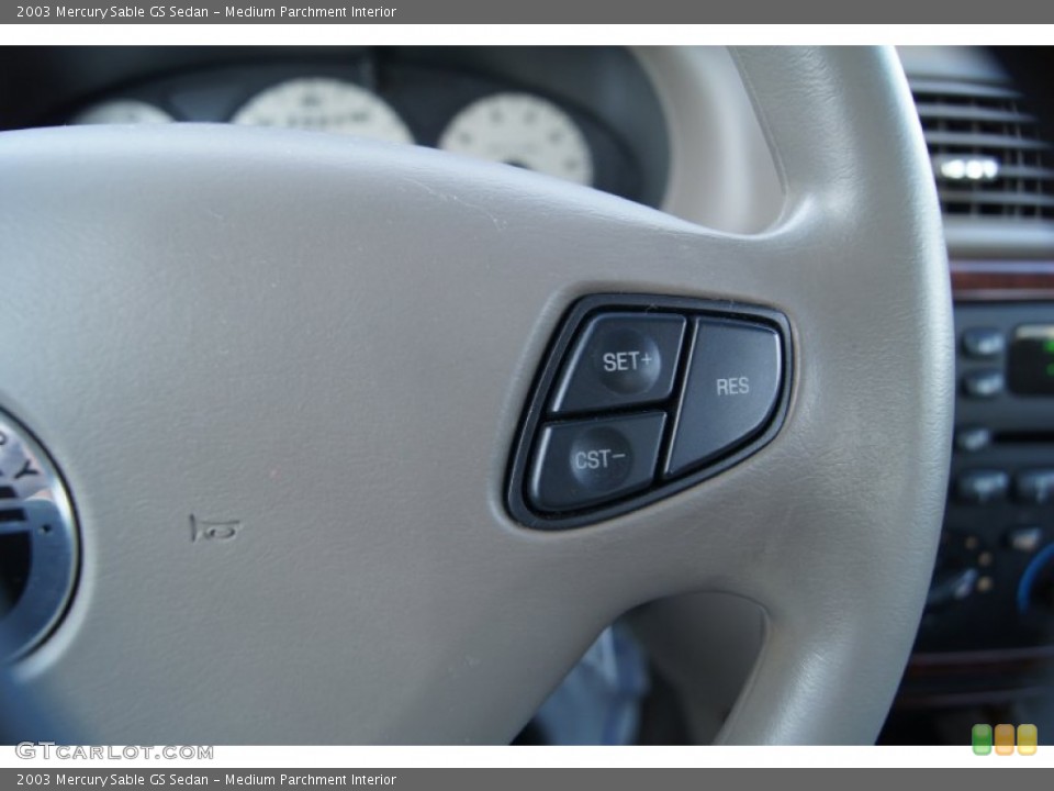 Medium Parchment Interior Controls for the 2003 Mercury Sable GS Sedan #54962884