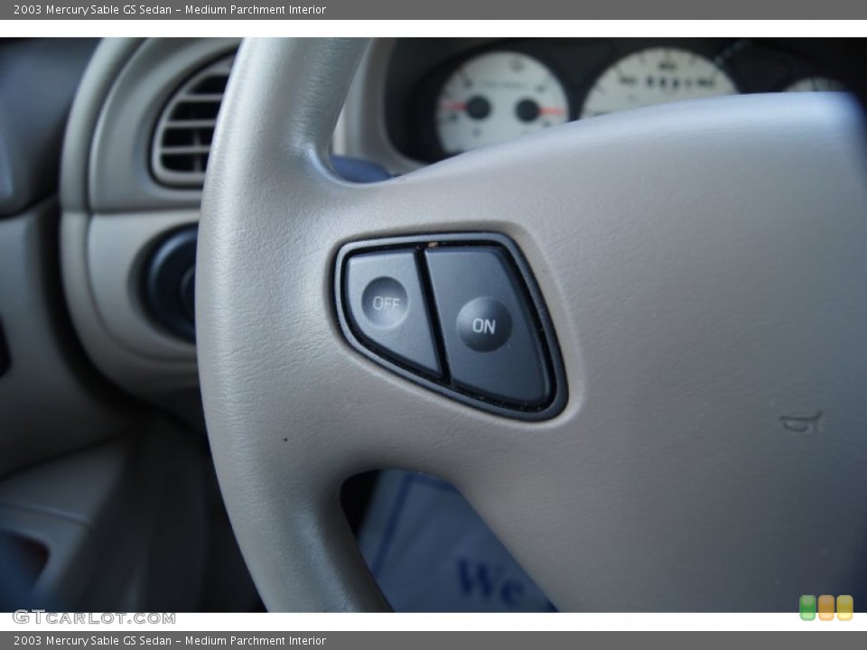 Medium Parchment Interior Controls for the 2003 Mercury Sable GS Sedan #54962887