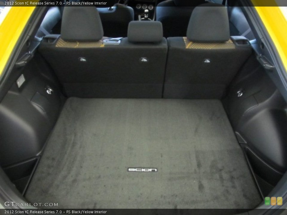 RS Black/Yellow Interior Trunk for the 2012 Scion tC Release Series 7.0 #54962947