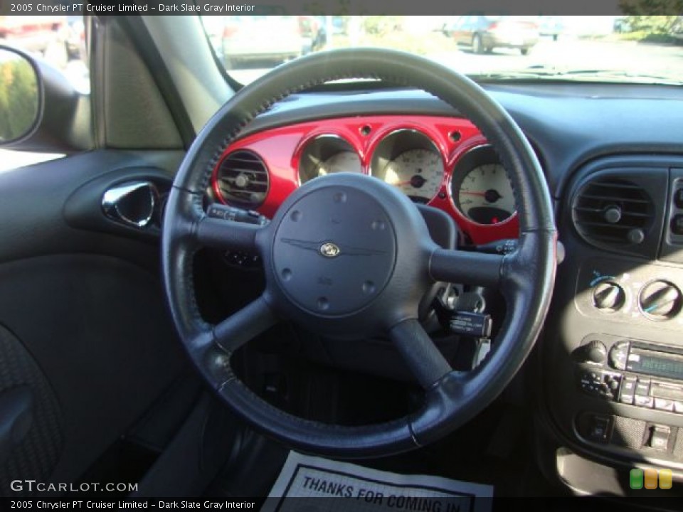 Dark Slate Gray Interior Steering Wheel for the 2005 Chrysler PT Cruiser Limited #54966470