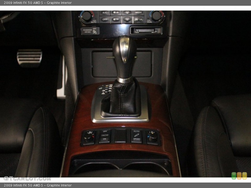 Graphite Interior Transmission for the 2009 Infiniti FX 50 AWD S #54966910