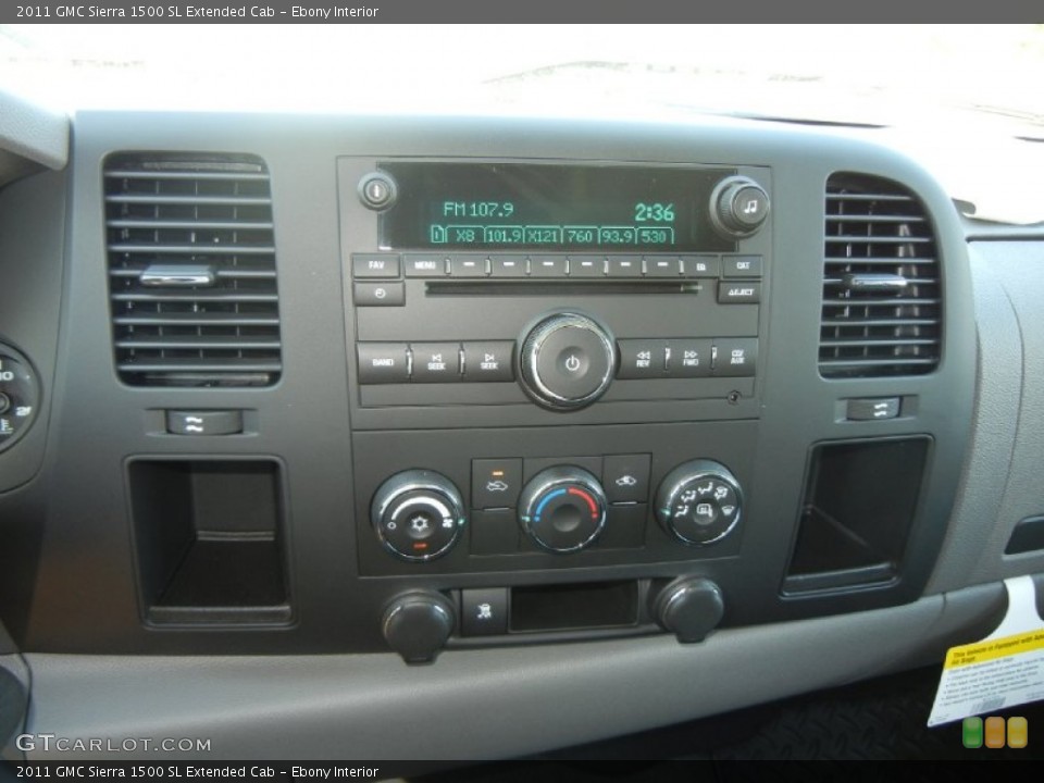 Ebony Interior Audio System for the 2011 GMC Sierra 1500 SL Extended Cab #54968298