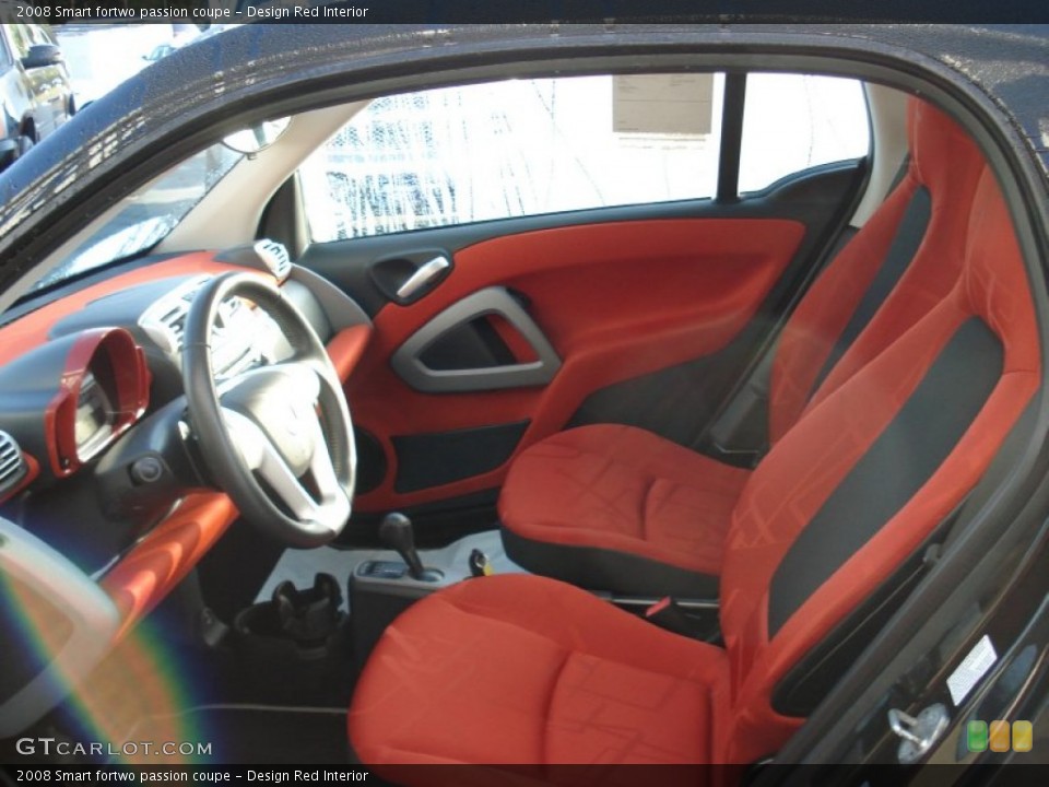 Design Red Interior Photo for the 2008 Smart fortwo passion coupe #54968374