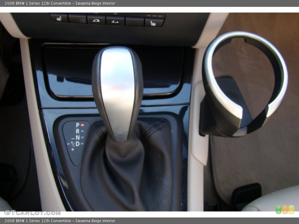 Savanna Beige Interior Transmission for the 2008 BMW 1 Series 128i Convertible #54969694