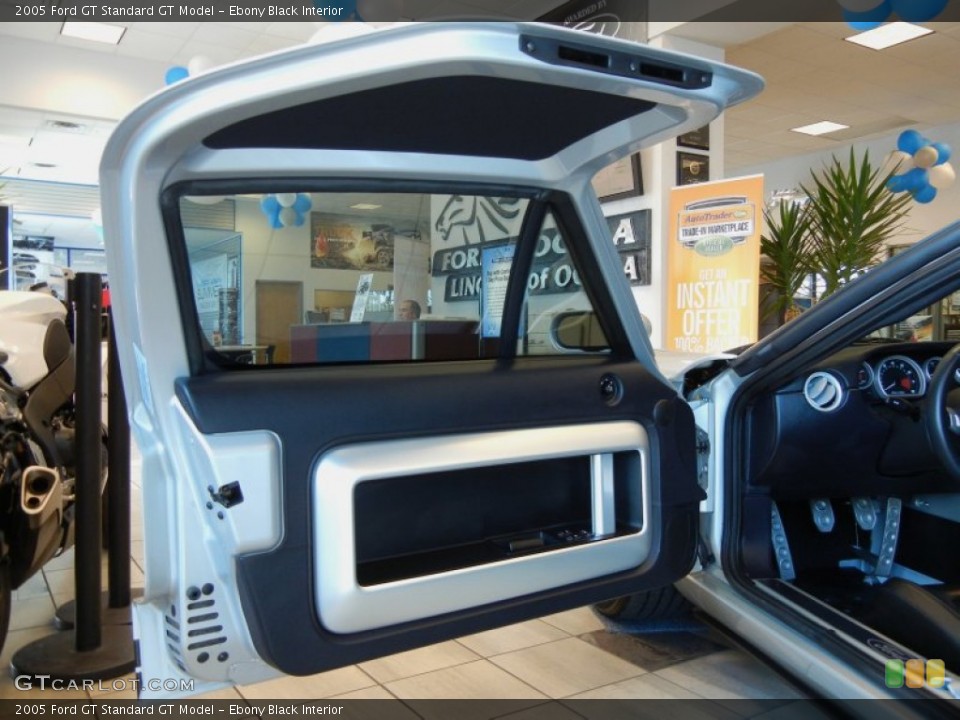 Ebony Black Interior Door Panel for the 2005 Ford GT  #54970114