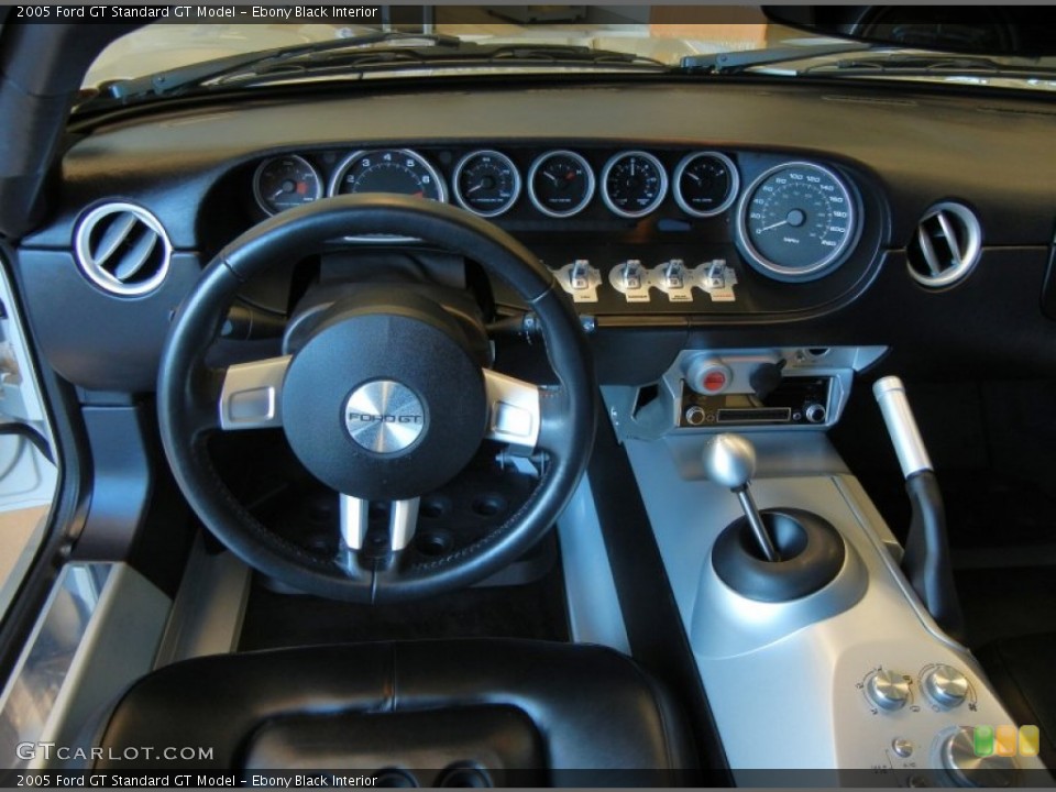 Ebony Black Interior Dashboard for the 2005 Ford GT  #54970234