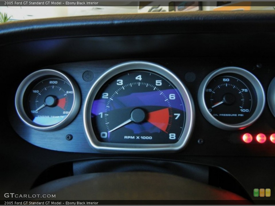 Ebony Black Interior Gauges for the 2005 Ford GT  #54970240