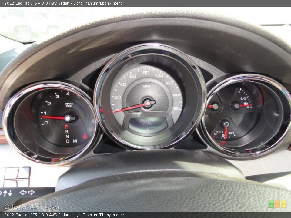 Light Titanium/Ebony Interior Gauges for the 2012 Cadillac CTS 4 3.0 AWD Sedan #54972505