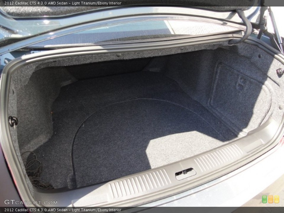 Light Titanium/Ebony Interior Trunk for the 2012 Cadillac CTS 4 3.0 AWD Sedan #54972514