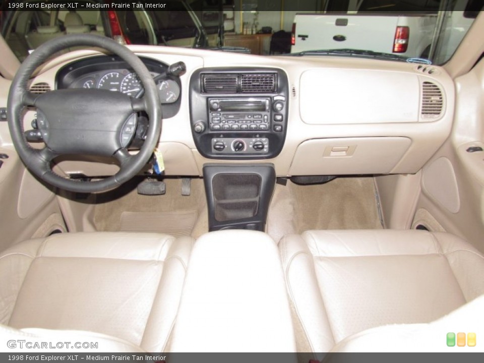 Medium Prairie Tan Interior Dashboard for the 1998 Ford Explorer XLT #54973717