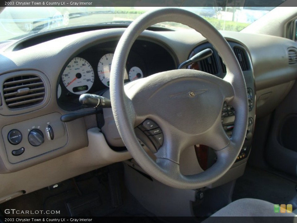 Gray Interior Steering Wheel for the 2003 Chrysler Town & Country LX #54975876