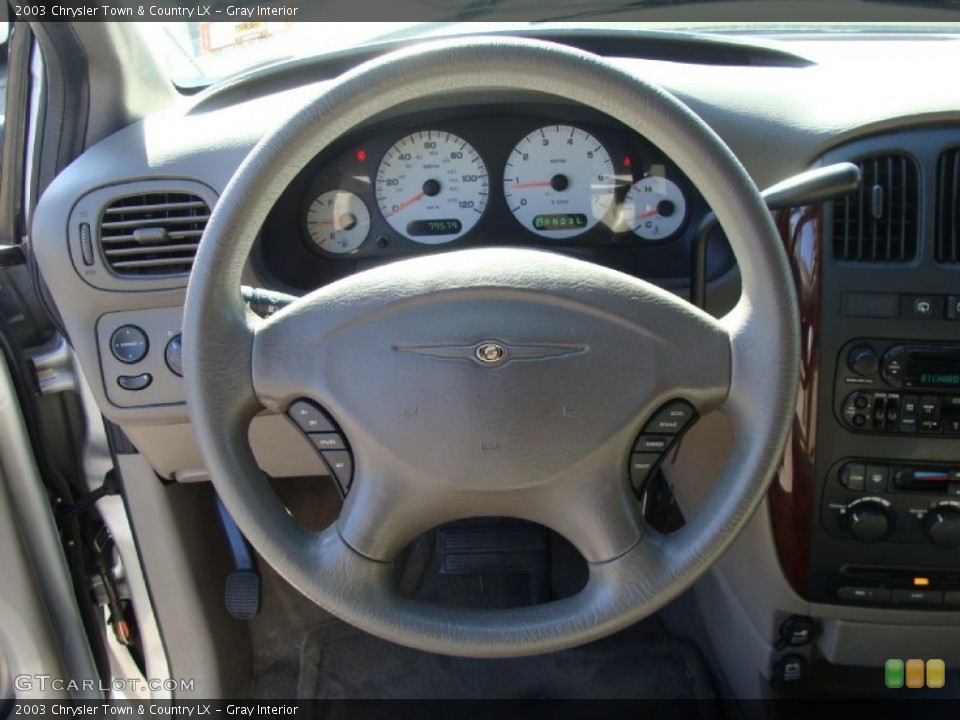 Gray Interior Steering Wheel for the 2003 Chrysler Town & Country LX #54975893