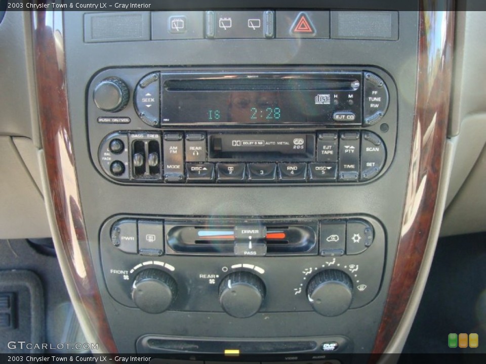 Gray Interior Audio System for the 2003 Chrysler Town & Country LX #54975904