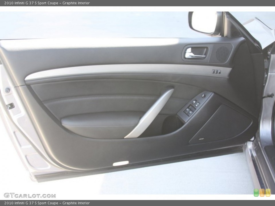 Graphite Interior Door Panel for the 2010 Infiniti G 37 S Sport Coupe #54976572