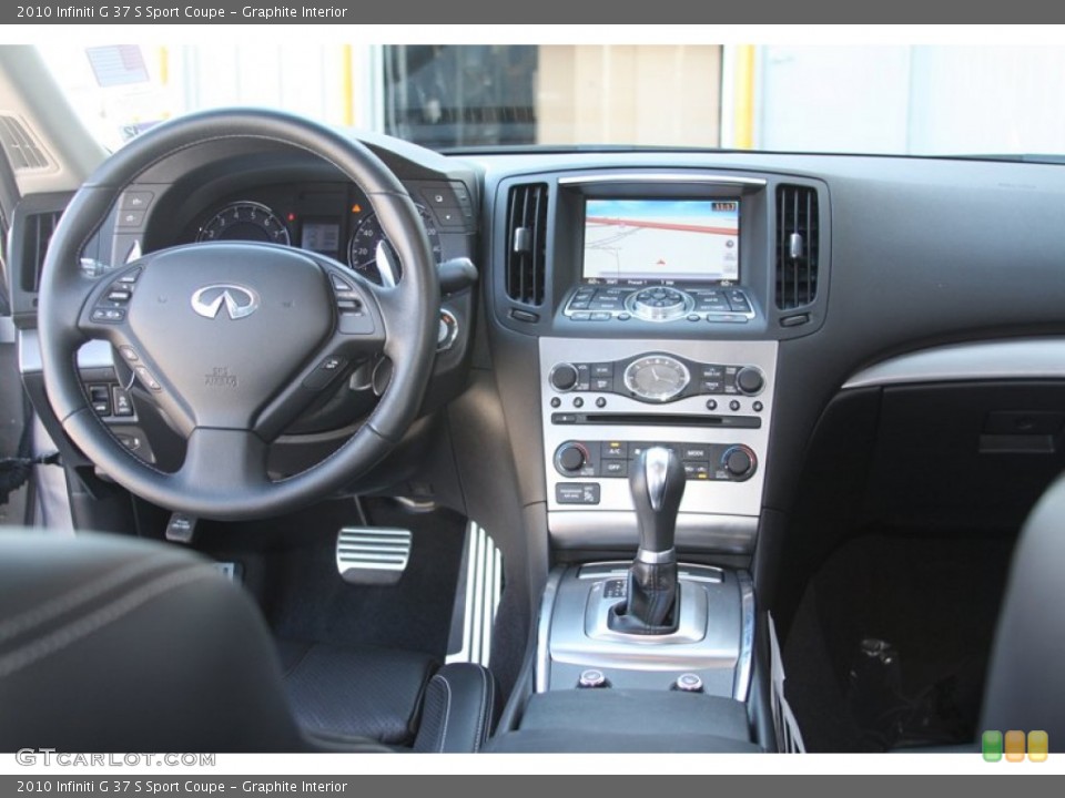 Graphite Interior Dashboard for the 2010 Infiniti G 37 S Sport Coupe #54976699