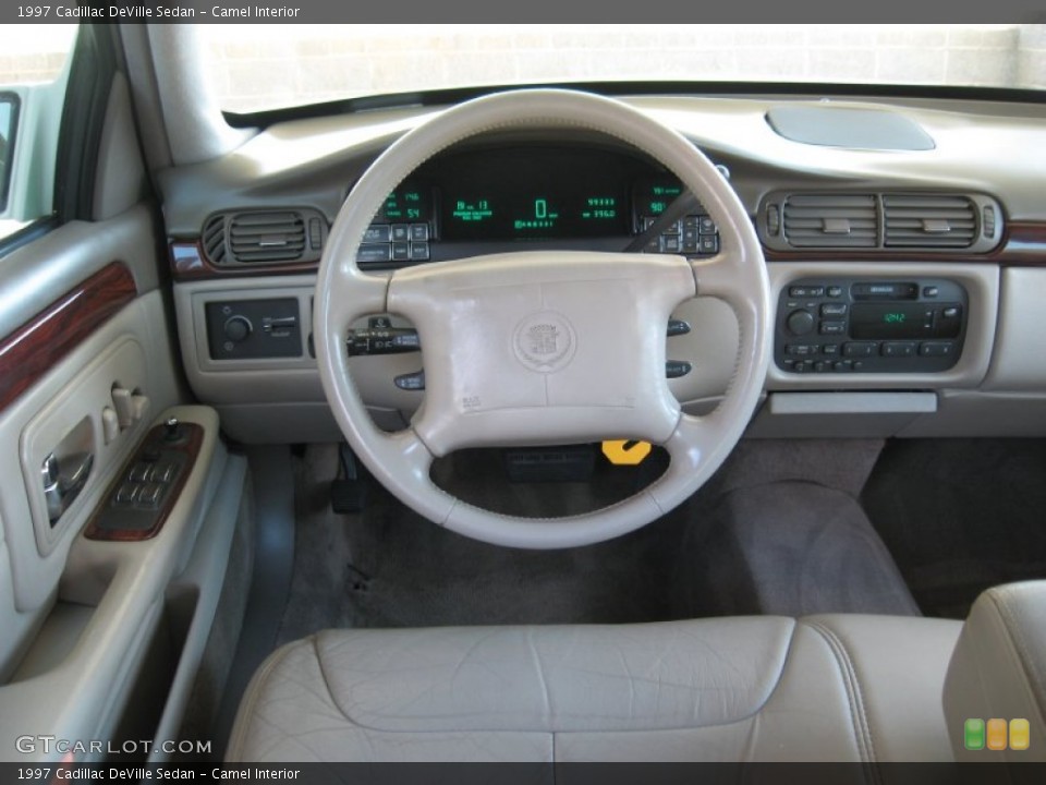 Camel Interior Dashboard for the 1997 Cadillac DeVille Sedan #54978400