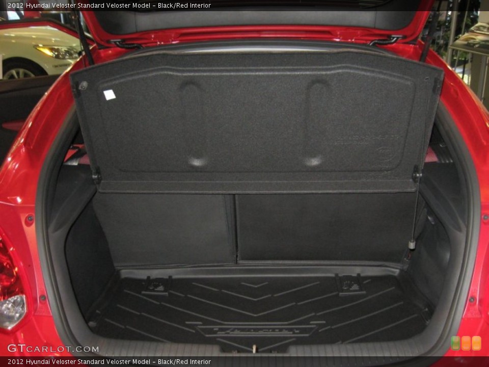 Black/Red Interior Trunk for the 2012 Hyundai Veloster  #54979270