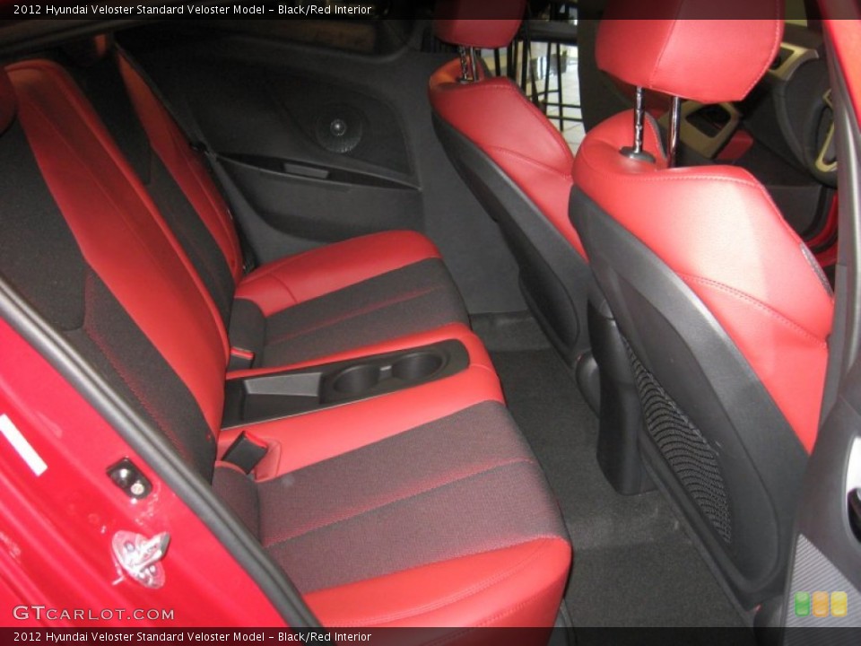 Black/Red Interior Photo for the 2012 Hyundai Veloster  #54979306