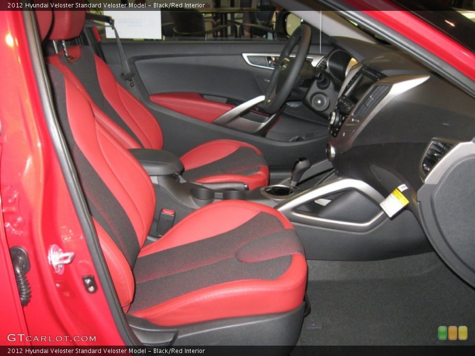 Black/Red Interior Photo for the 2012 Hyundai Veloster  #54979333