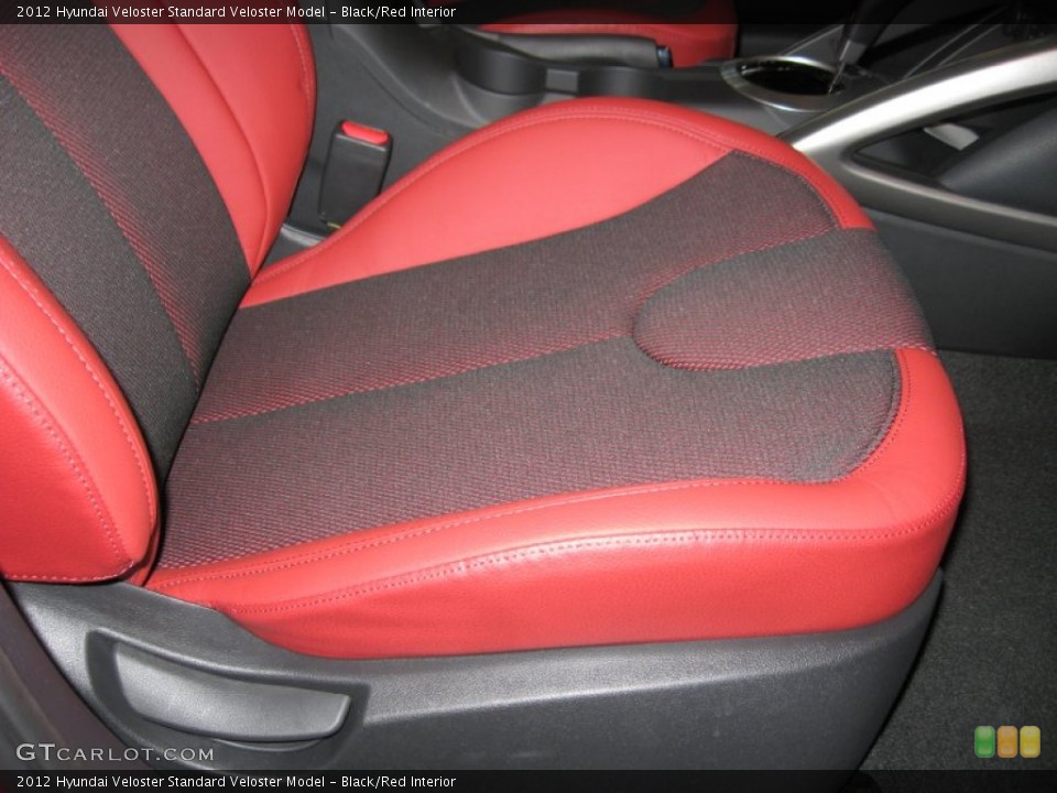 Black/Red Interior Photo for the 2012 Hyundai Veloster  #54979342