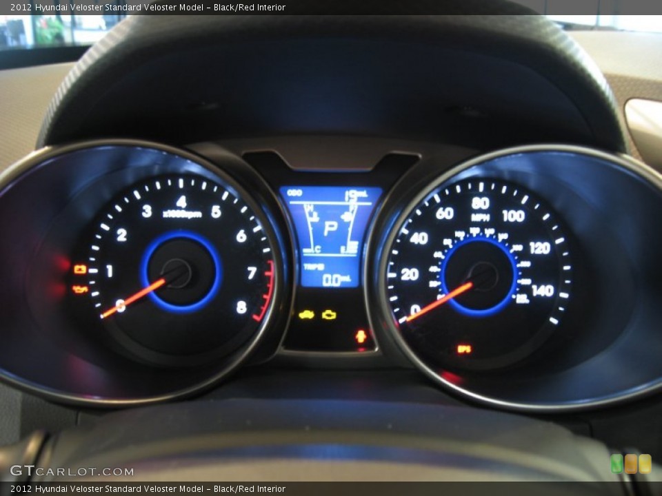 Black/Red Interior Gauges for the 2012 Hyundai Veloster  #54979410
