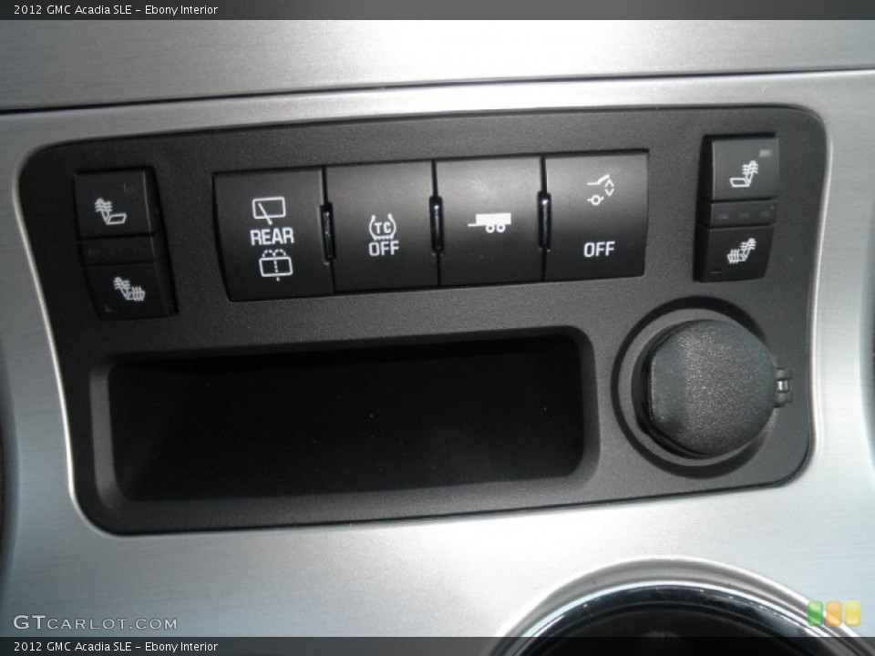 Ebony Interior Controls for the 2012 GMC Acadia SLE #54981544