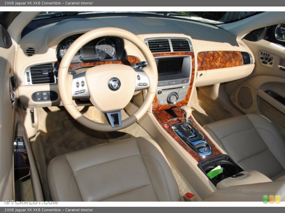 Caramel Interior Dashboard for the 2008 Jaguar XK XK8 Convertible #54981981