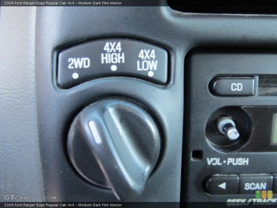 Medium Dark Flint Interior Controls for the 2004 Ford Ranger Edge Regular Cab 4x4 #54982243