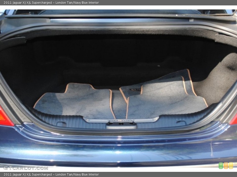 London Tan/Navy Blue Interior Trunk for the 2011 Jaguar XJ XJL Supercharged #54982732