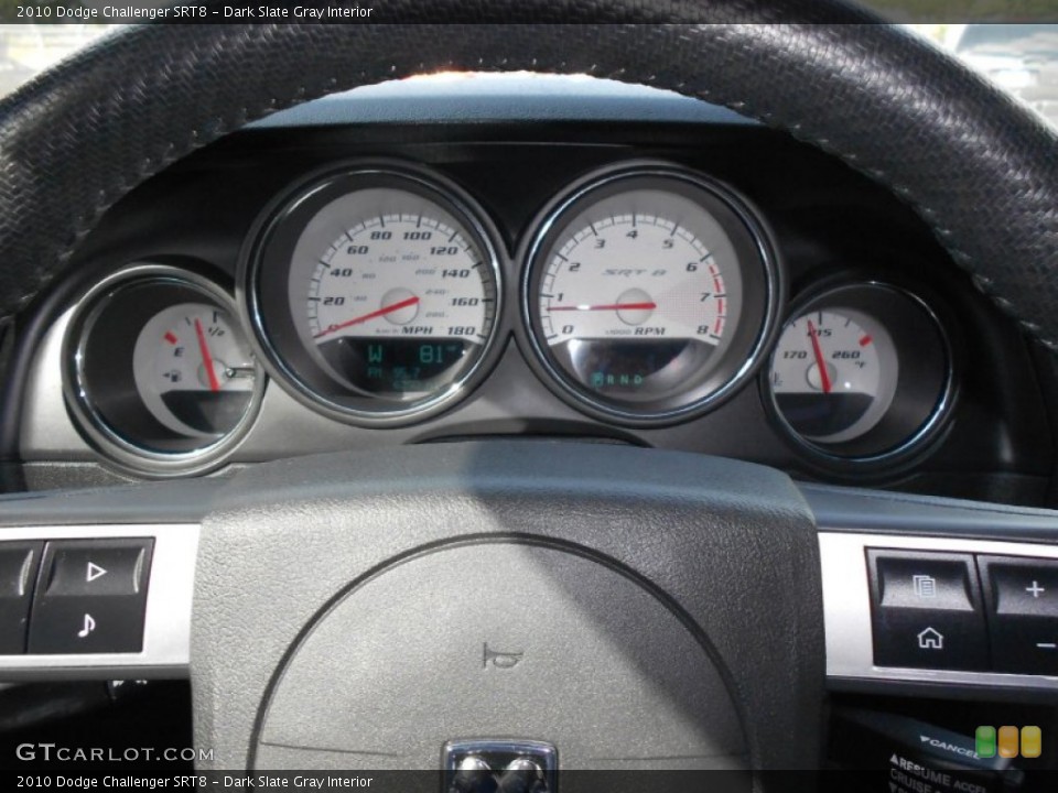 Dark Slate Gray Interior Gauges for the 2010 Dodge Challenger SRT8 #54983410