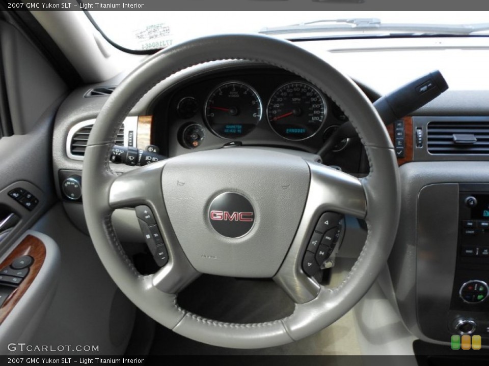 Light Titanium Interior Steering Wheel for the 2007 GMC Yukon SLT #54983608
