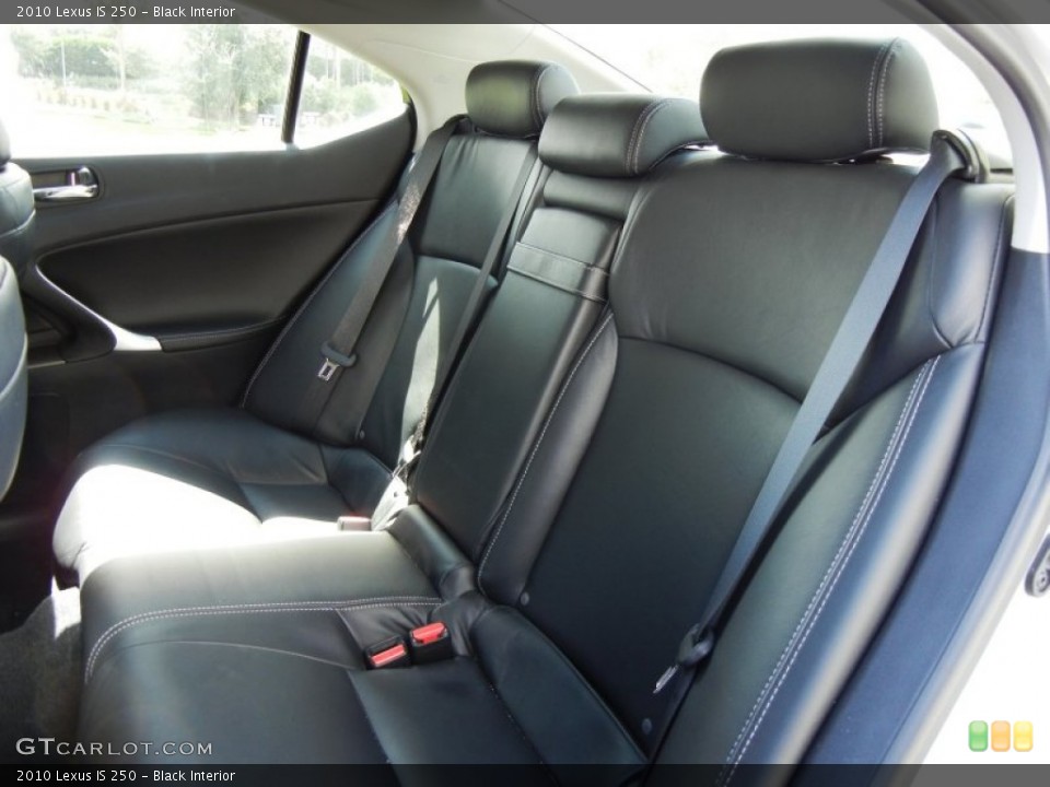 Black Interior Photo for the 2010 Lexus IS 250 #54983629