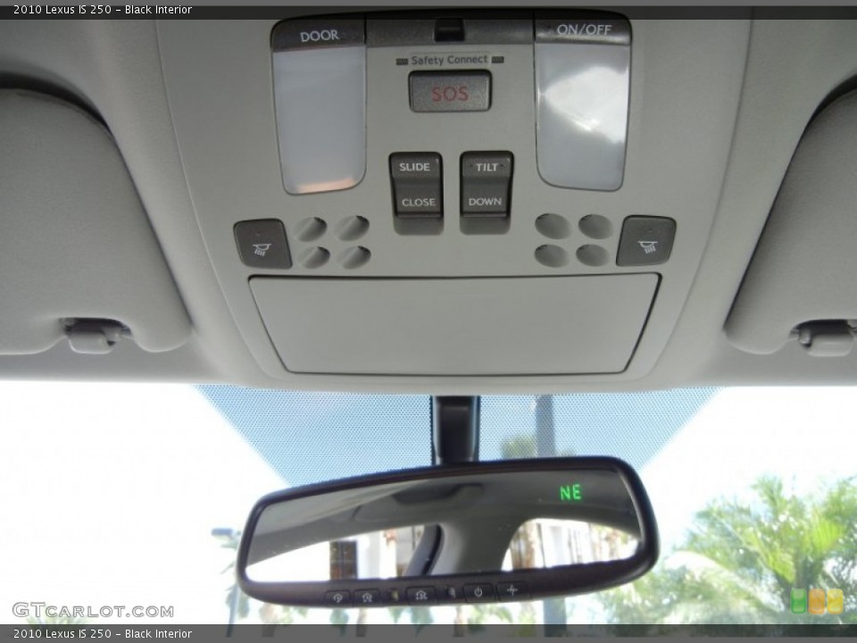 Black Interior Controls for the 2010 Lexus IS 250 #54983719