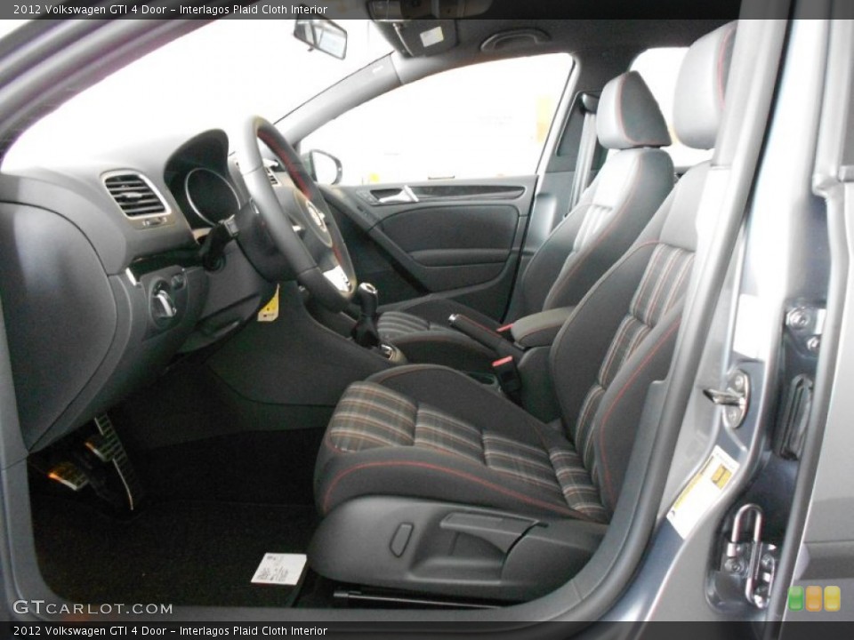 Interlagos Plaid Cloth Interior Photo for the 2012 Volkswagen GTI 4 Door #54983749