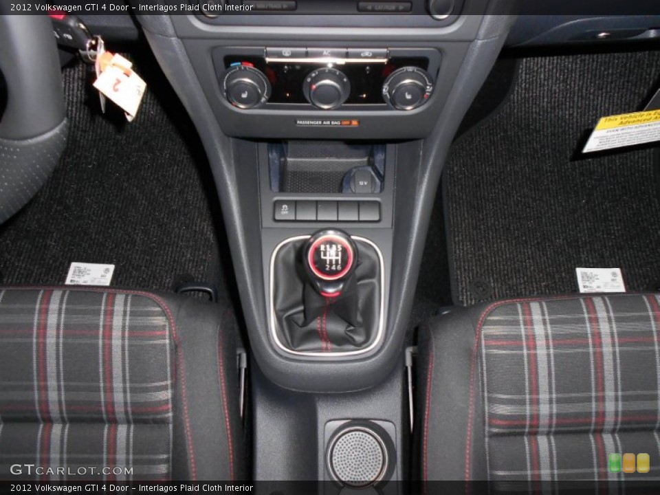 Interlagos Plaid Cloth Interior Transmission for the 2012 Volkswagen GTI 4 Door #54983809