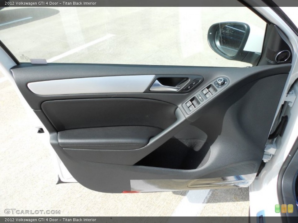 Titan Black Interior Door Panel for the 2012 Volkswagen GTI 4 Door #54983943